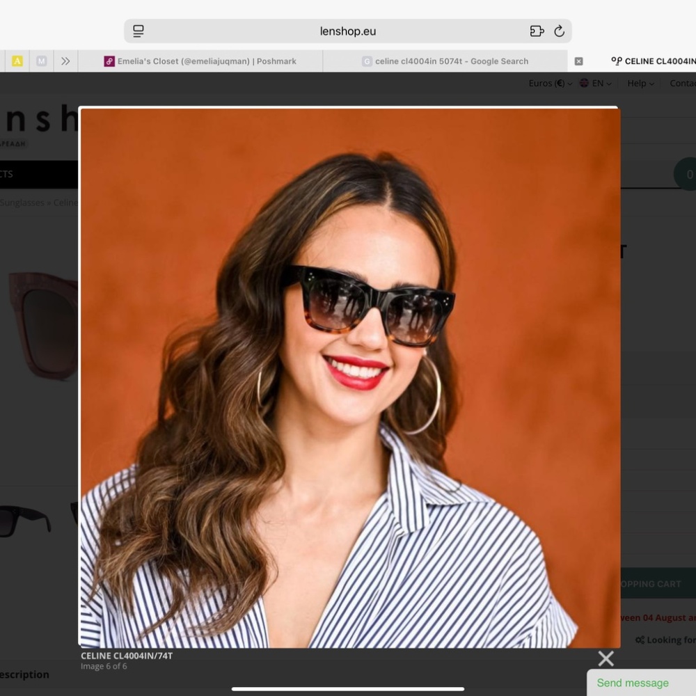 Celine square eyewear - Picture 9 of 10